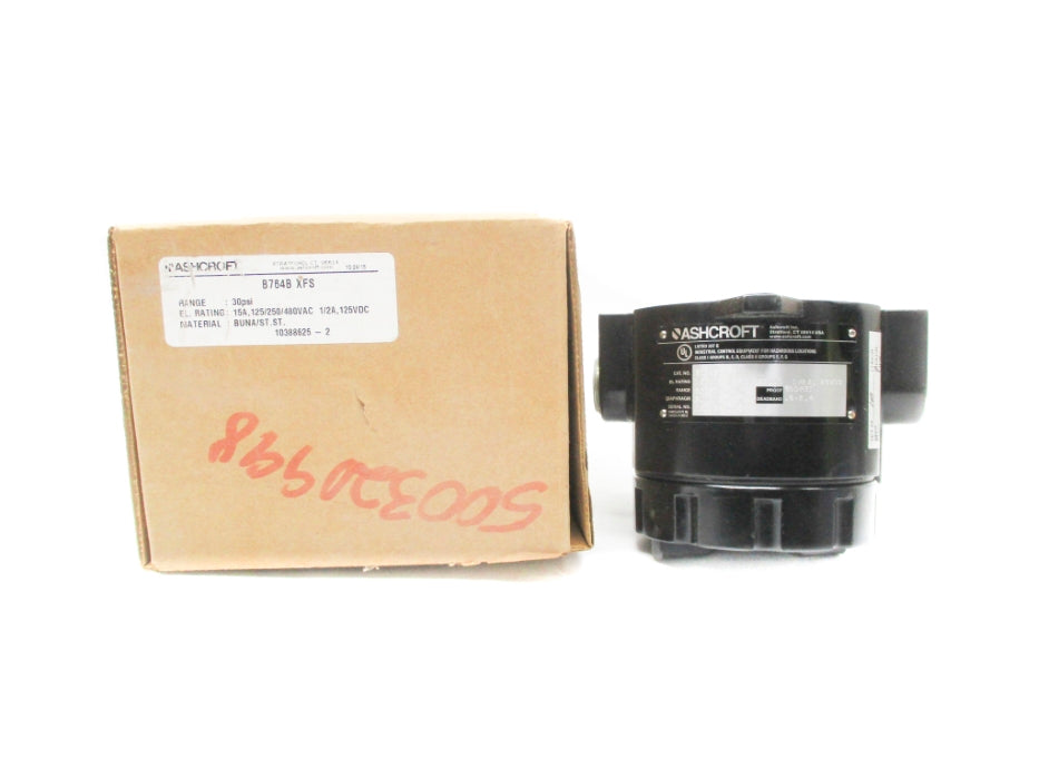 ASHCROFT B764BXFS 480VAC 15A 30PSI NSMP