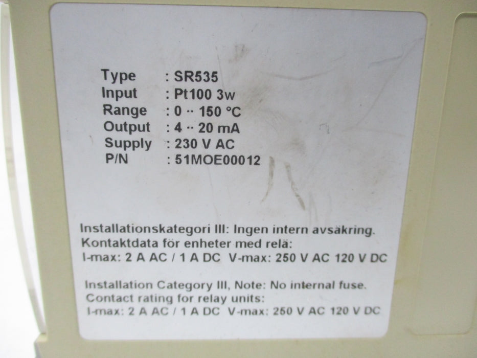 INOR SR535 51MOE00012 NSNP