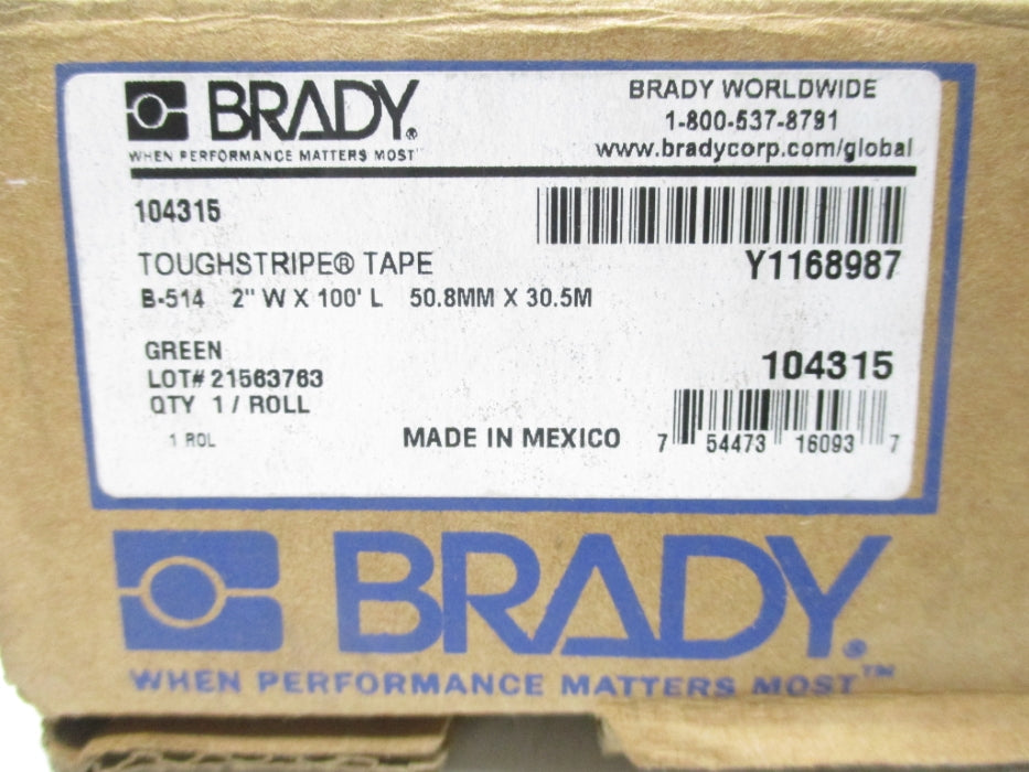 BRADY 104315 NSMP