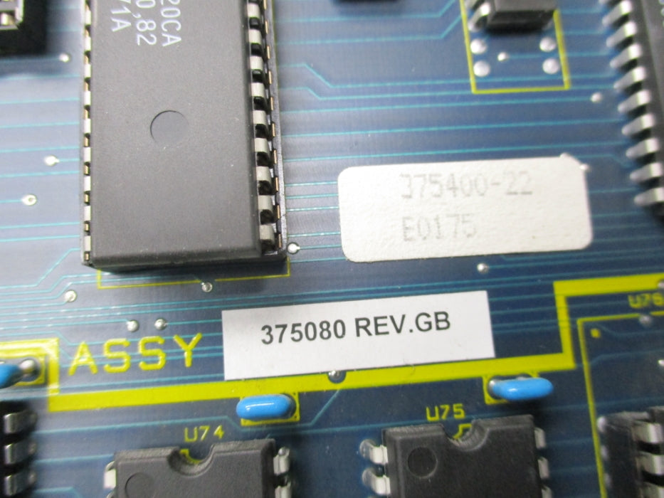 VIDEOJET 375080 REV. GB UNMP