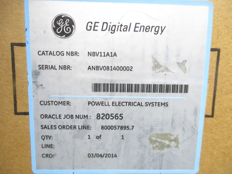 GENERAL ELECTRIC NBV11A1A NSFS