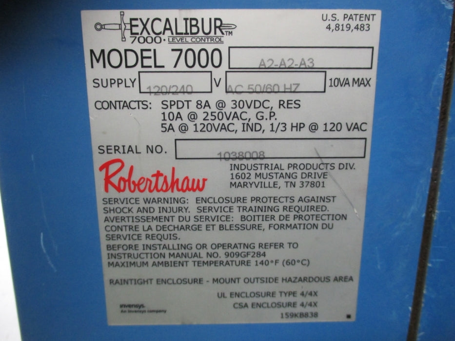 EXCALIBUR 7000A2-A2-A3 NSNP