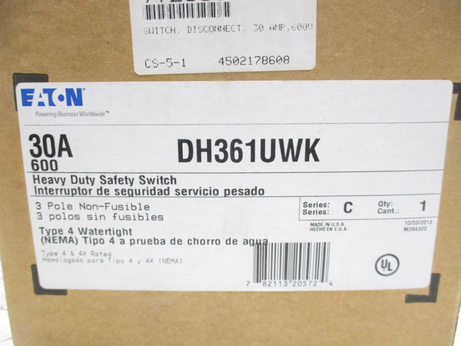 EATON DH361UWK SER. C NSMP