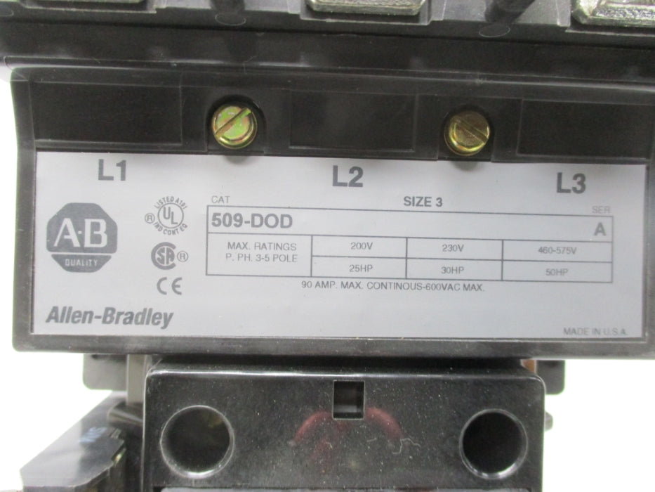 INDUSTRIAL SPARE PART 509-DOD SER. A (AS PICTURED 1) UNMP