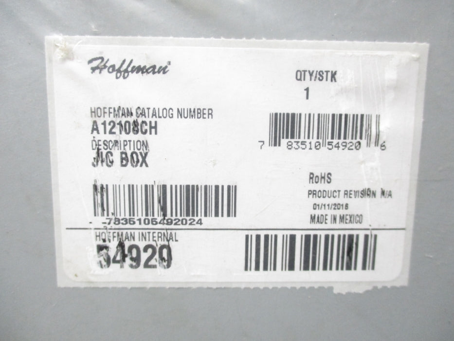 HOFFMAN A12108CH NSNP