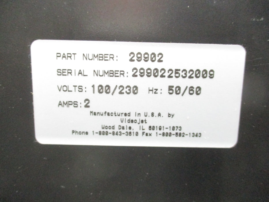 VIDEO JET 29902 NSMP