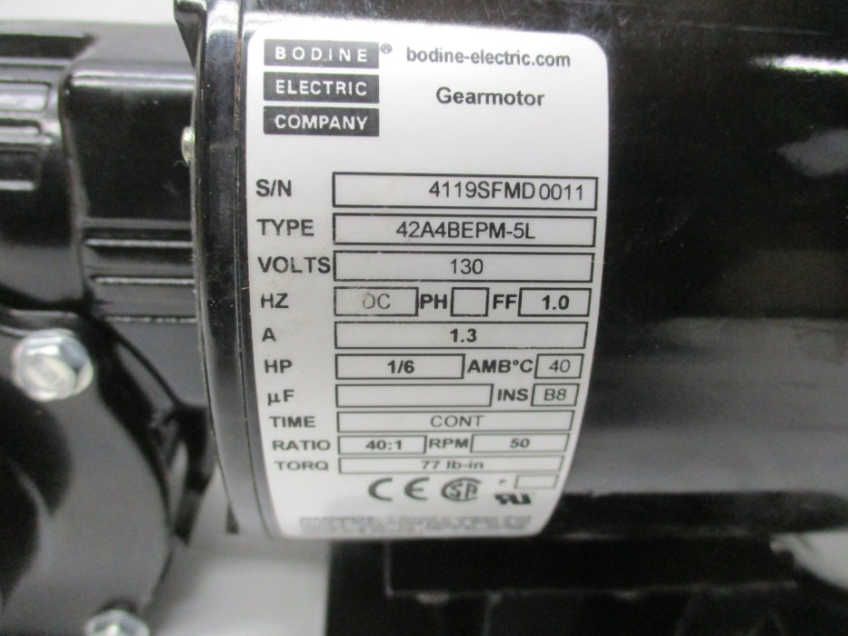 BODINE ELECTRIC 42A4BEPM-5L NSMP