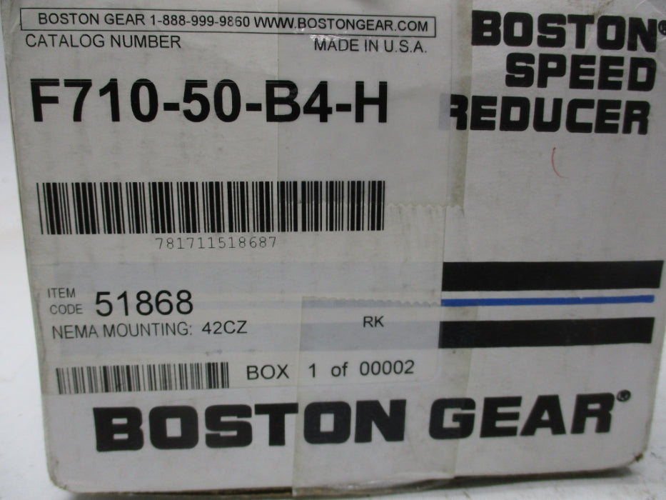 BOSTON GEAR F710-50-B4-H NSMP