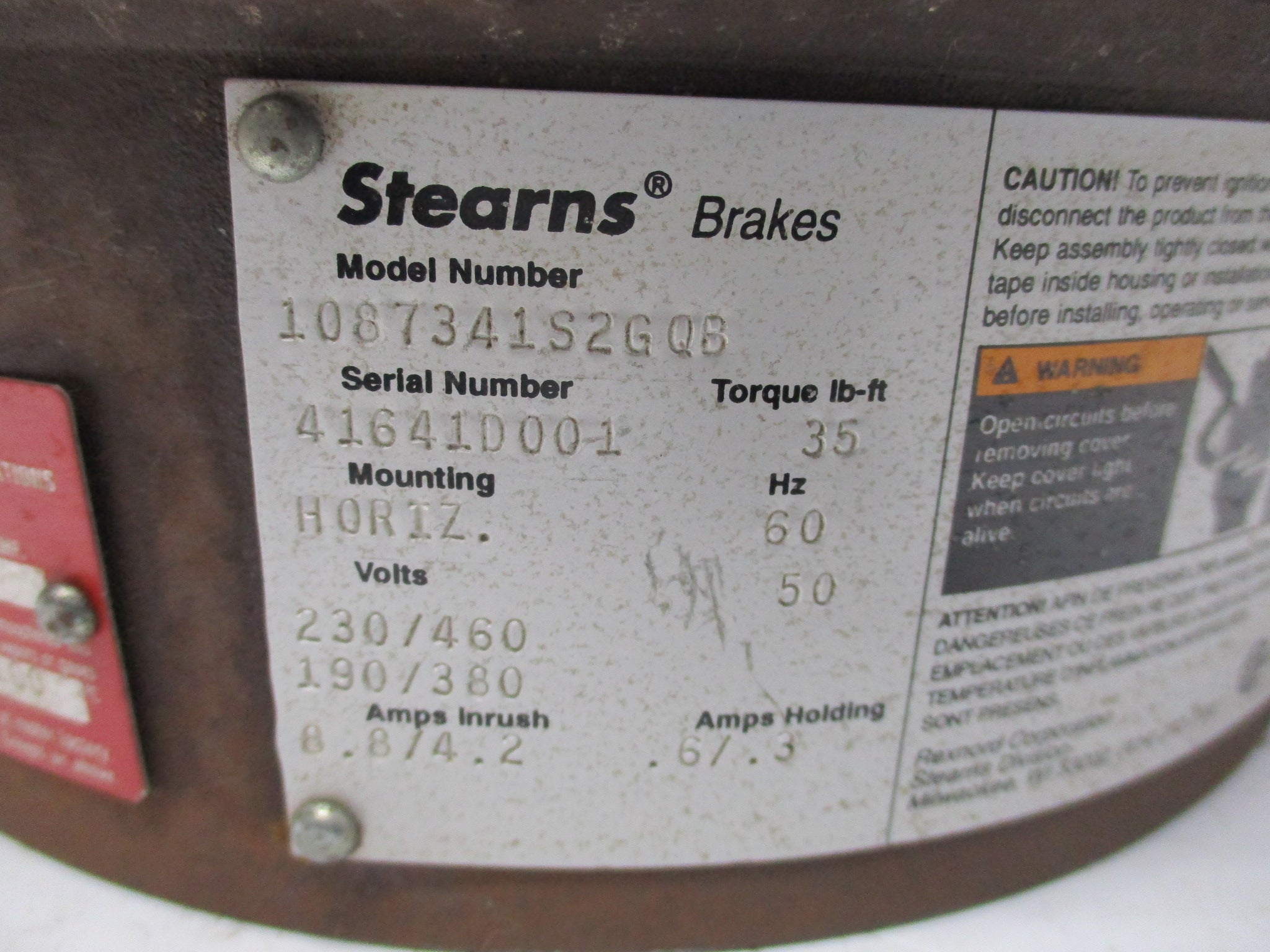 STEARNS 1087341S2GQB UNMP