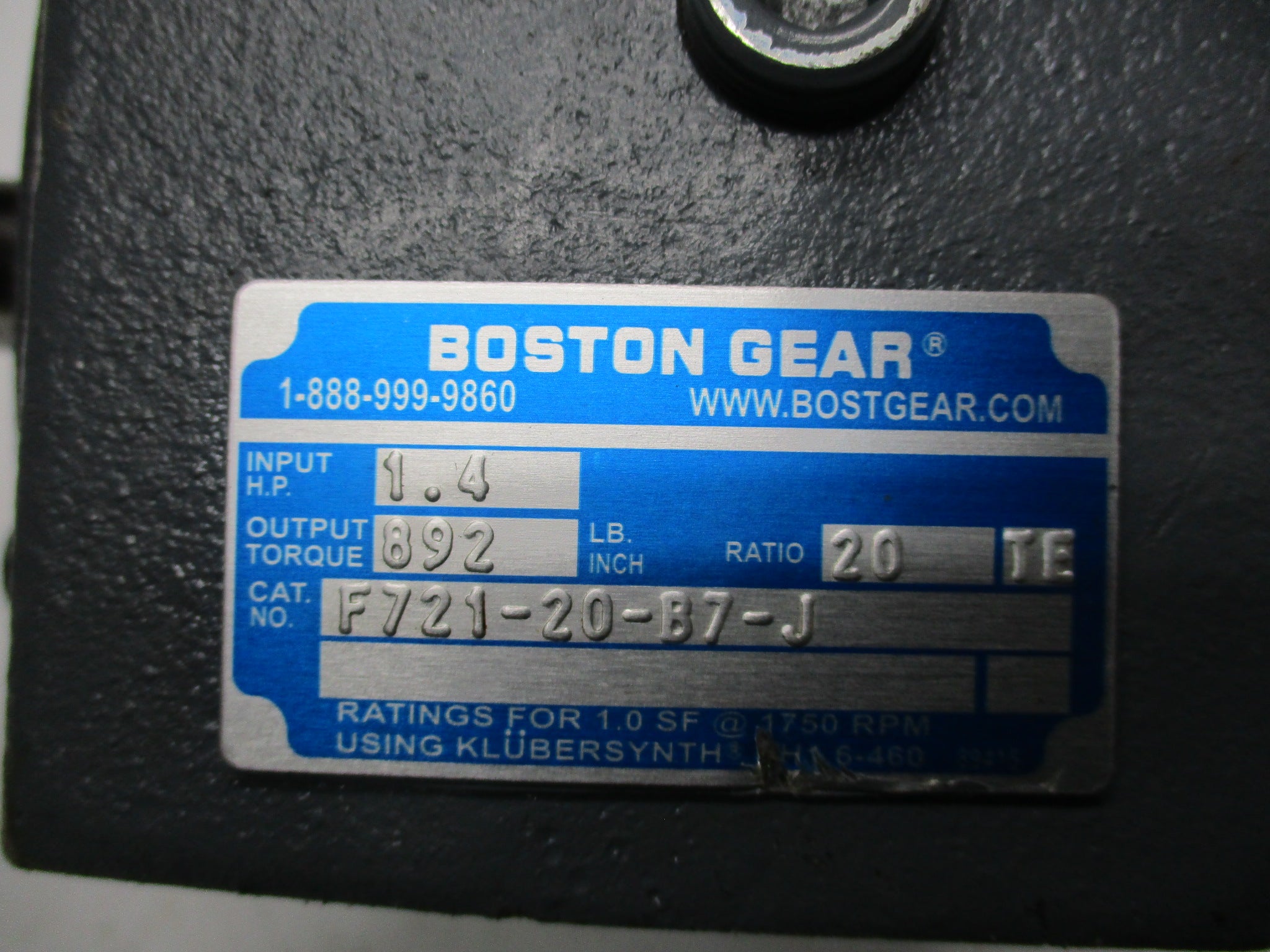 BOSTON GEAR F721-20-B7-J NSNP