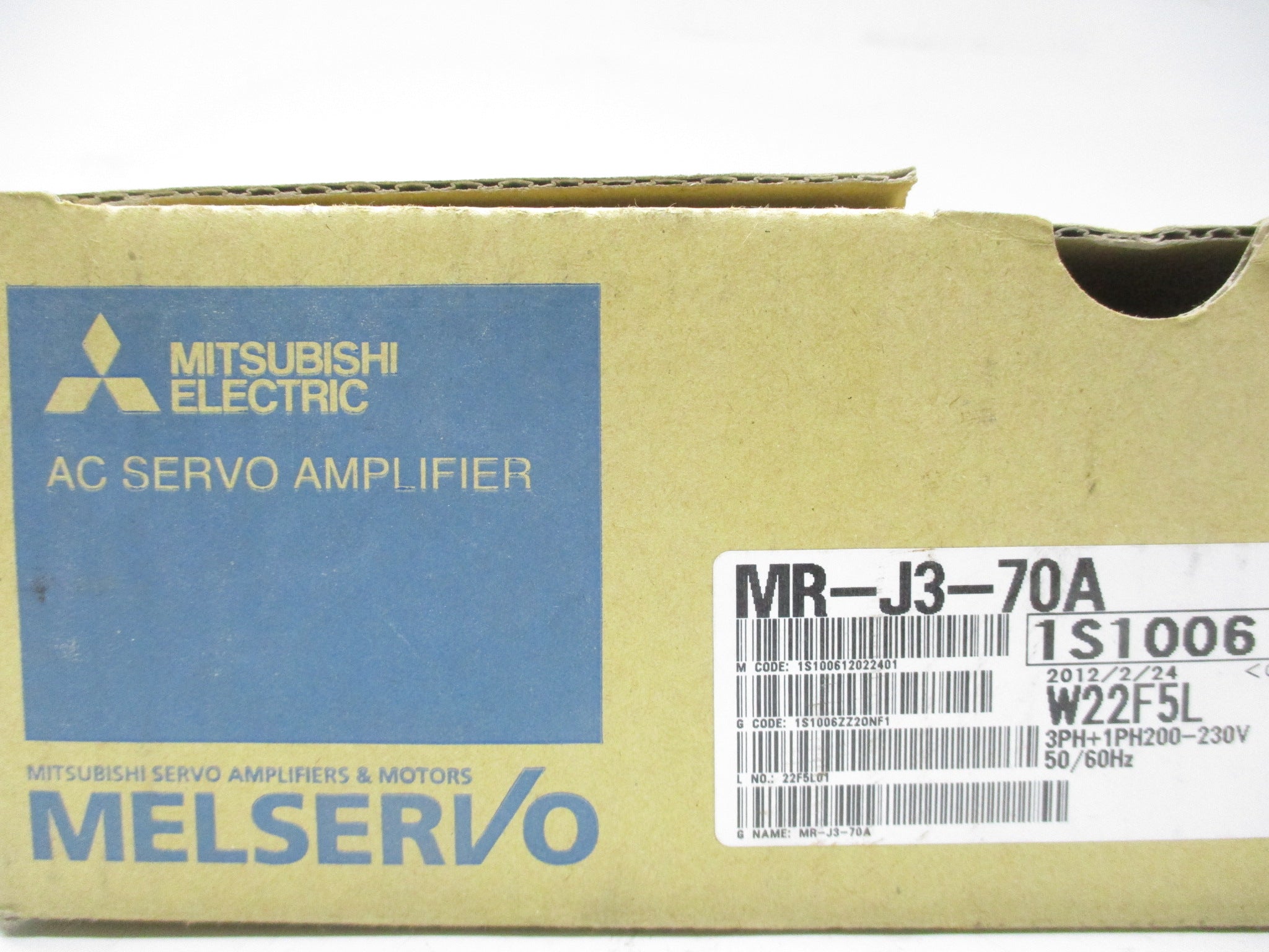 MITSUBISHI MR-J3-70A NSMP