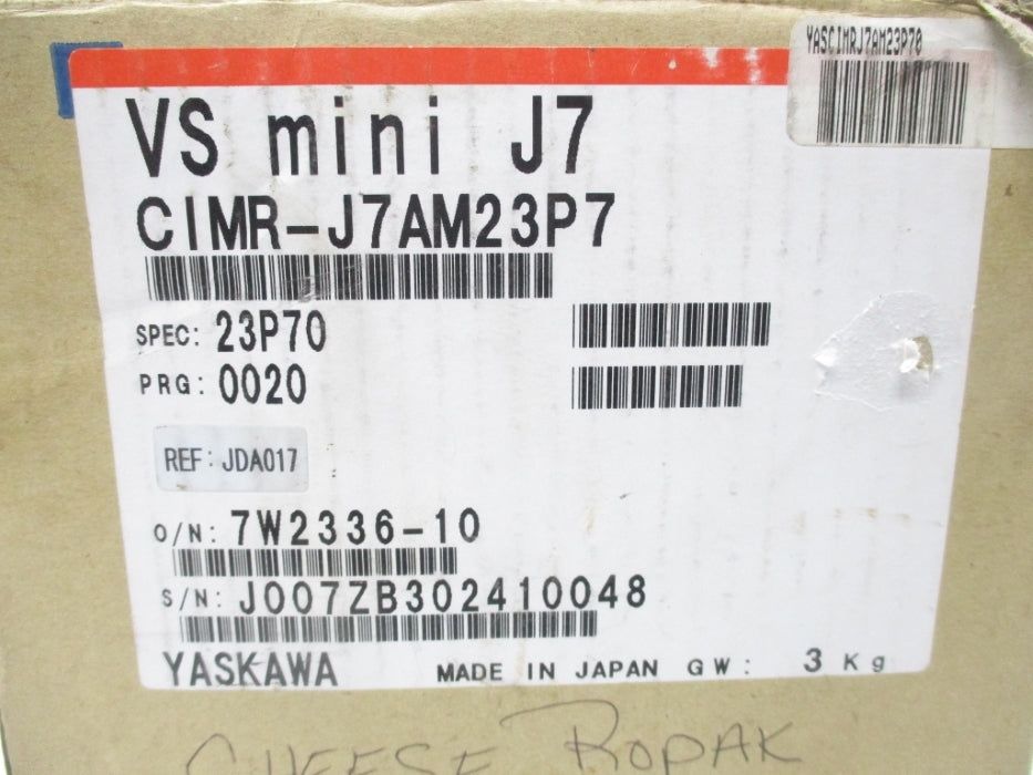 YASKAWA CIMR-J7AM23P7 NSMP