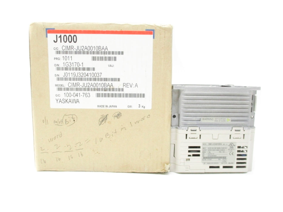 YASKAWA CIMR-JU2A0010BAA NSMP