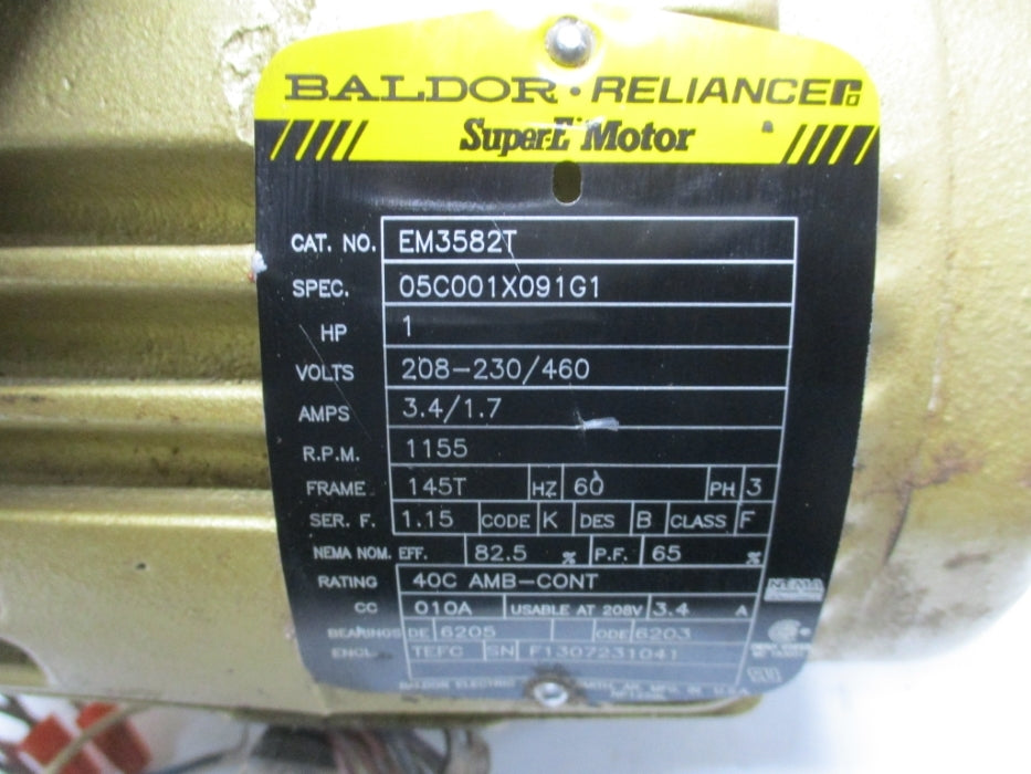 BALDOR EM3582T (AS PICTURED) UNMP