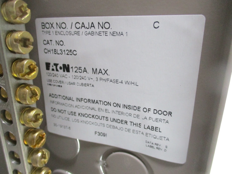 EATON CH18L3125C NSMP