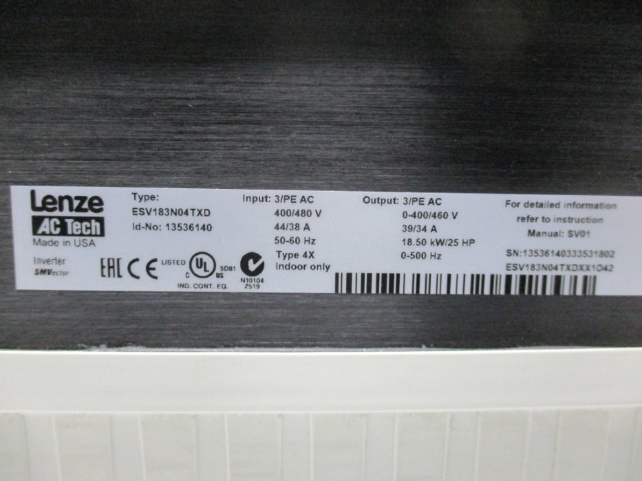LENZE ESV183N04TXD NSNP