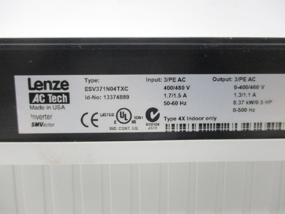LENZE ESV371N04TXC (AS PICTURED) NSNP