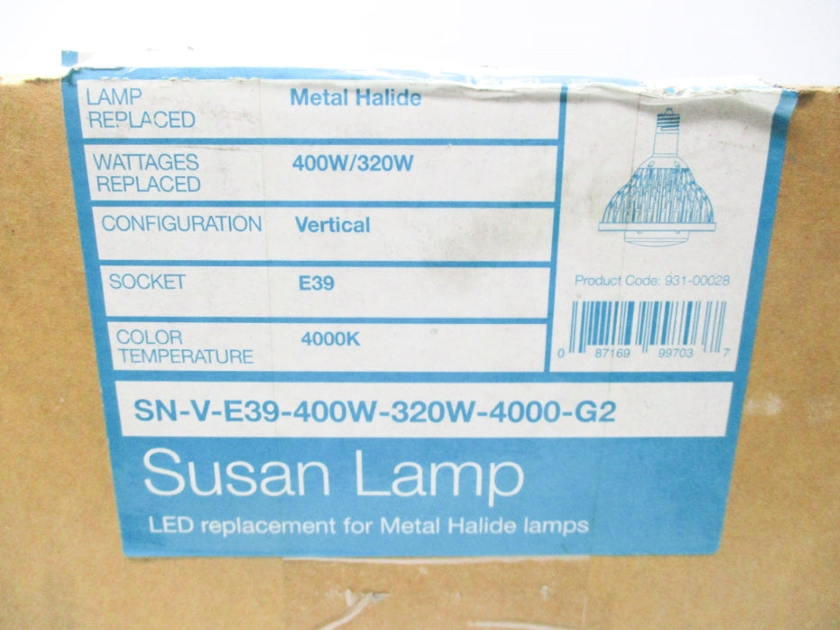 SUSAN LAMP SN-V-E39-400W-320W-4000-G2 NSMP