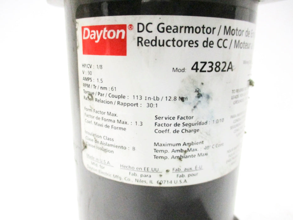 DAYTON 4Z382A UNMP