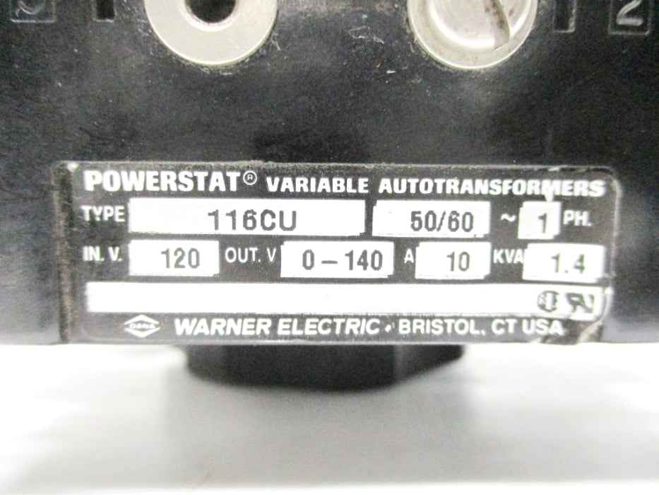 WARNER ELECTRIC 116CU UNMP