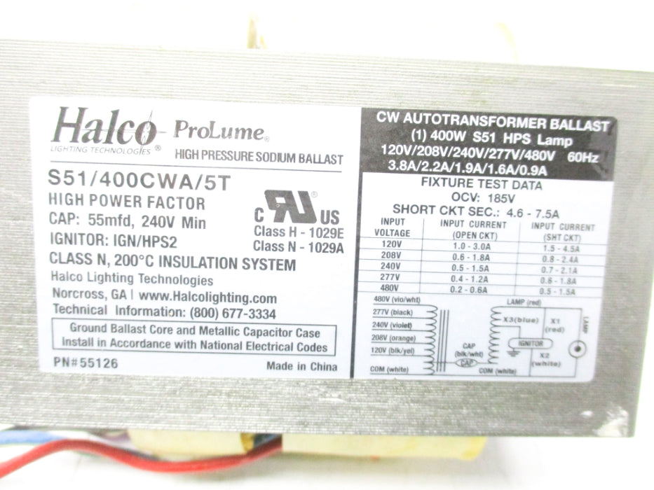 HALCO S51/400CWA/5T/K NSMP