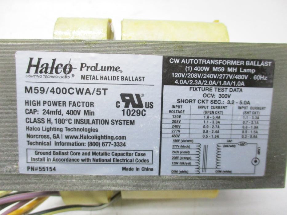 HALCO M59/400CWA/5T NSMP