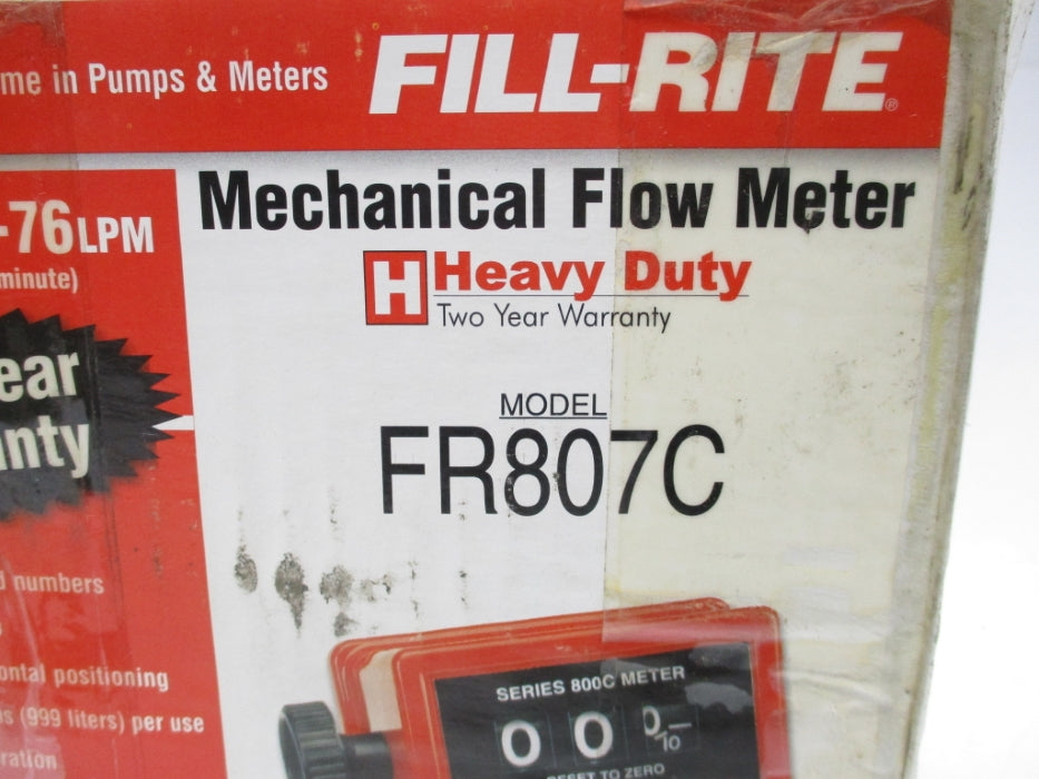 FILL-RITE FR807C 806C 50PSI 5-20GPM NSMP