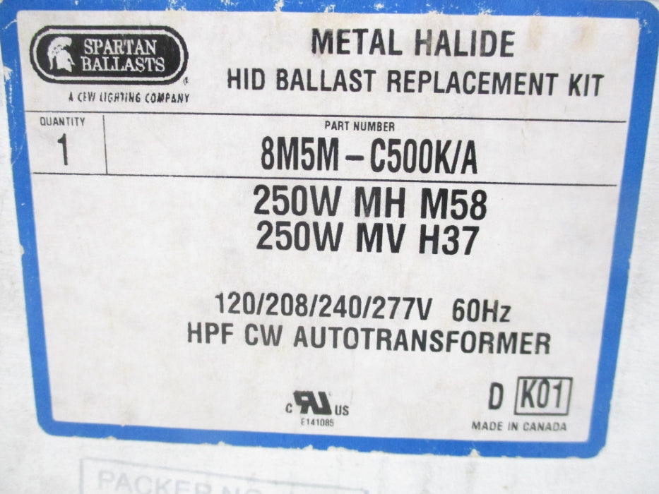 SPARTAN 8M5M-C500K/A NSMP