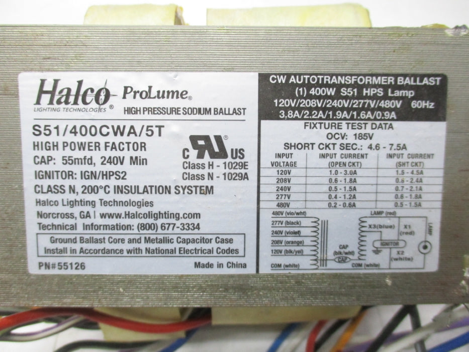 HALCO S51/400CWA/5T/K NSMP
