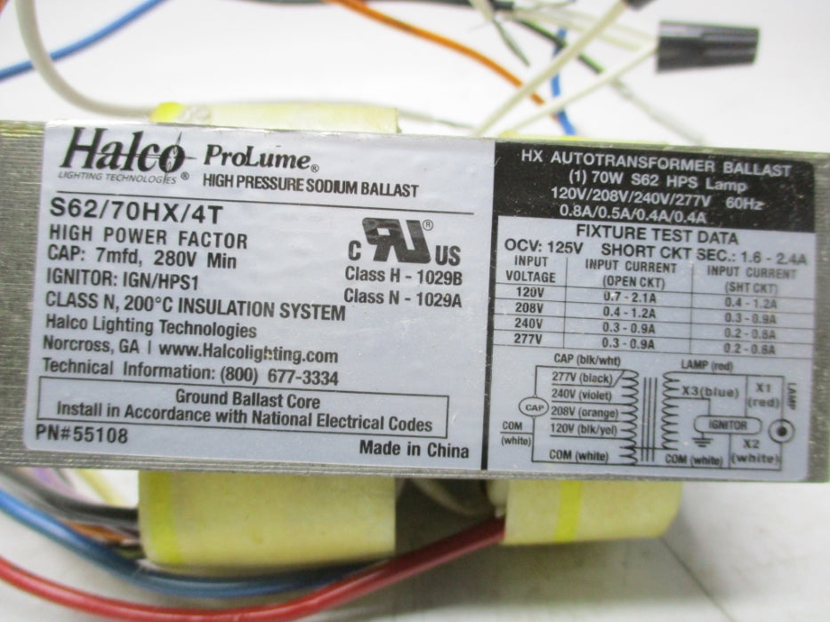 HALCO S62/70HX/4T NSNP
