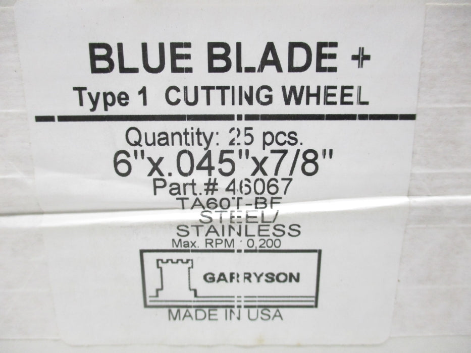 GARRYSON 46067 (PKG OF 25) NSFS