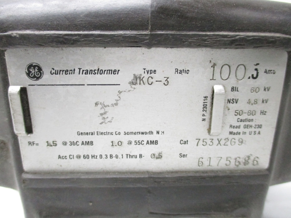 GENERAL ELECTRIC 753X2G9 UNMP