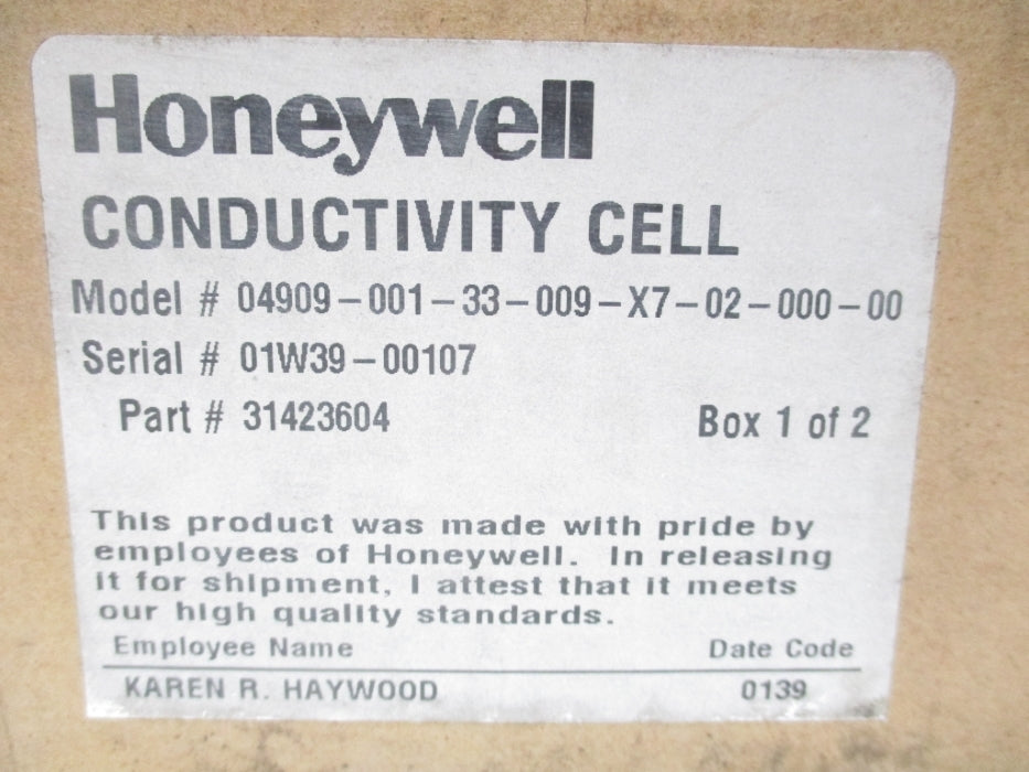 HONEYWELL 04909-001-33-009-X7-02-000-00 31423604 NSMP