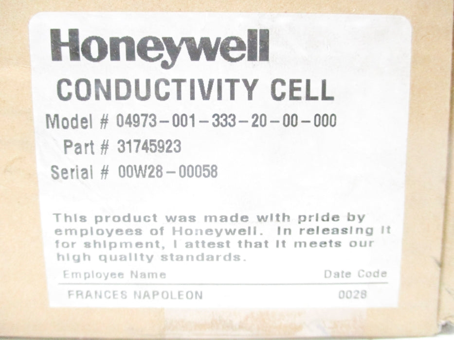 HONEYWELL 04973-001-333-20-00-000 31745923 NSMP