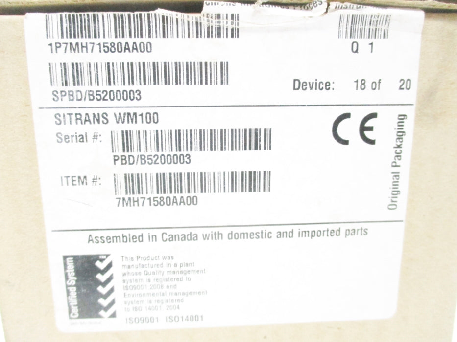 SIEMENS 7MH71580AA00 250V 5A NSMP