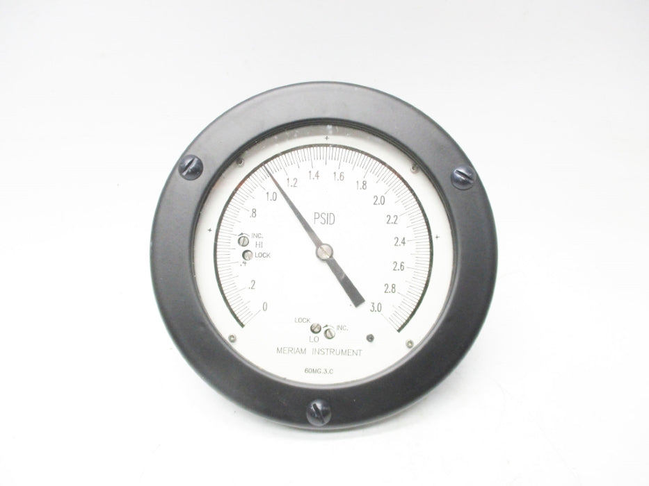 MERIAM INSTRUMENT 1226-2 0-3.0PSI NSNP