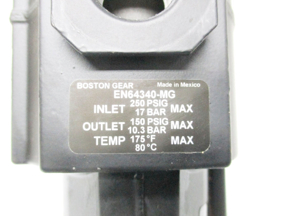 BOSTON GEAR EN64340-MG 250PSI NSNP