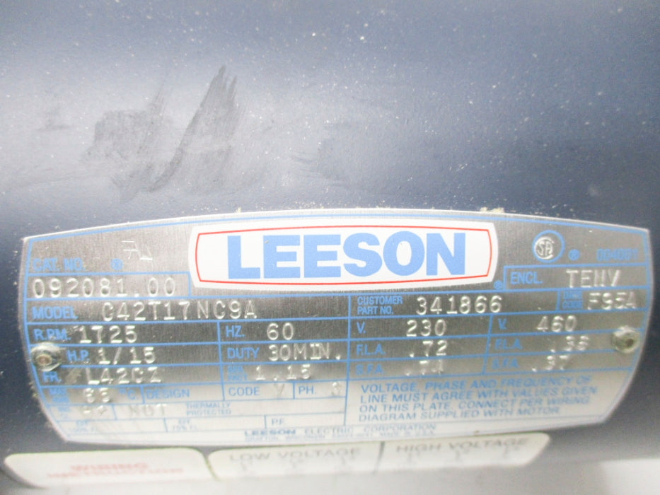 LEESON C42T17NC9A 092081.00 NSNP