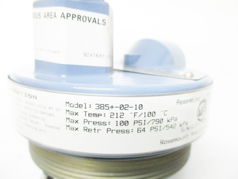 ROSEMOUNT 385+-02-10 100PSI NSNP