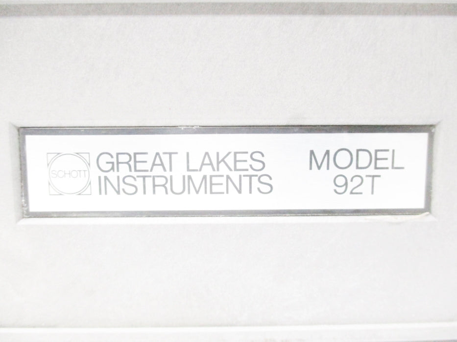 GREAT LAKES INSTRUMENTS MODEL 92T NSNP