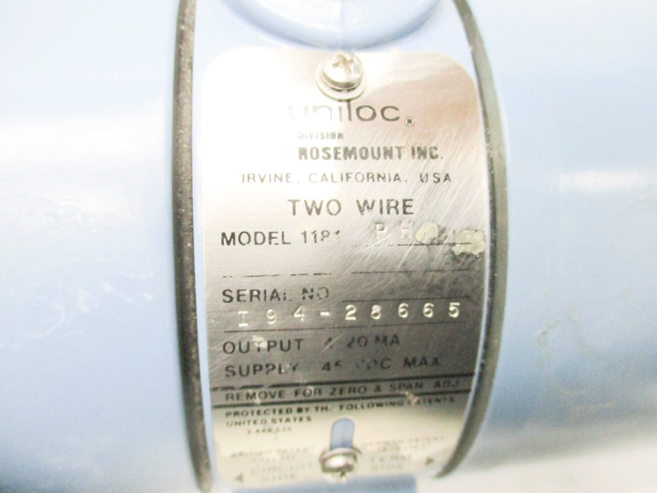 ROSEMOUNT 1181PH 0-100% NSNP