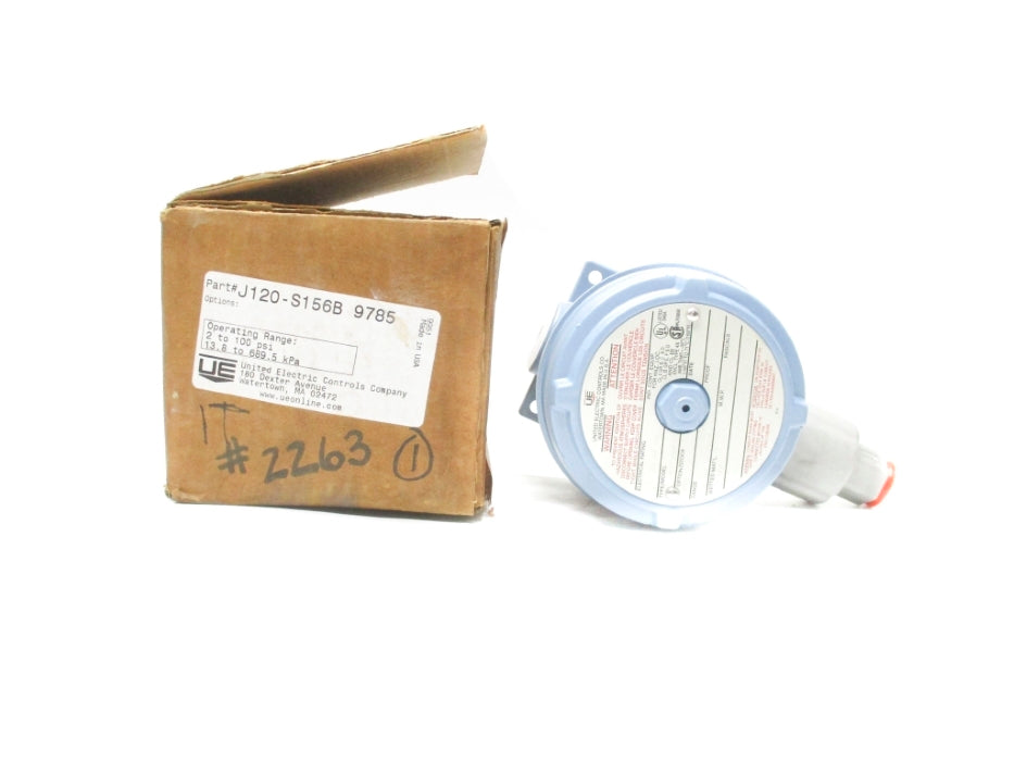 UNITED ELECTRIC J120-S156B 2-100PSI NSMP