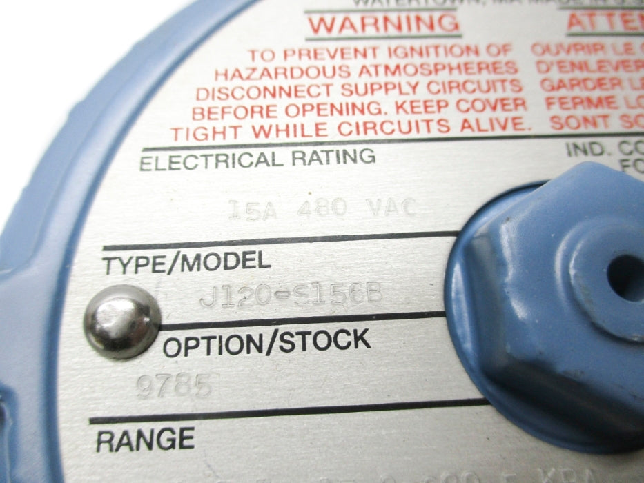 UNITED ELECTRIC J120-S156B 2-100PSI NSMP
