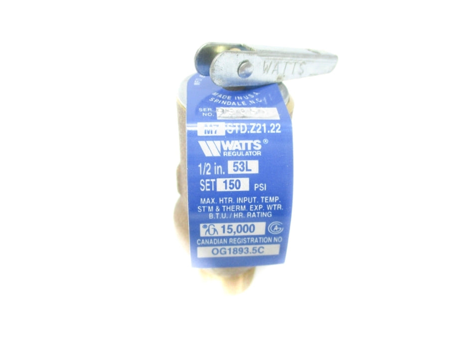 WATTS 53L 150PSI 1/2" NSMP