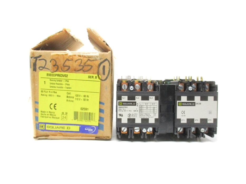 SQUARE D 8965DPR63V02 SER. B 120V NSMP