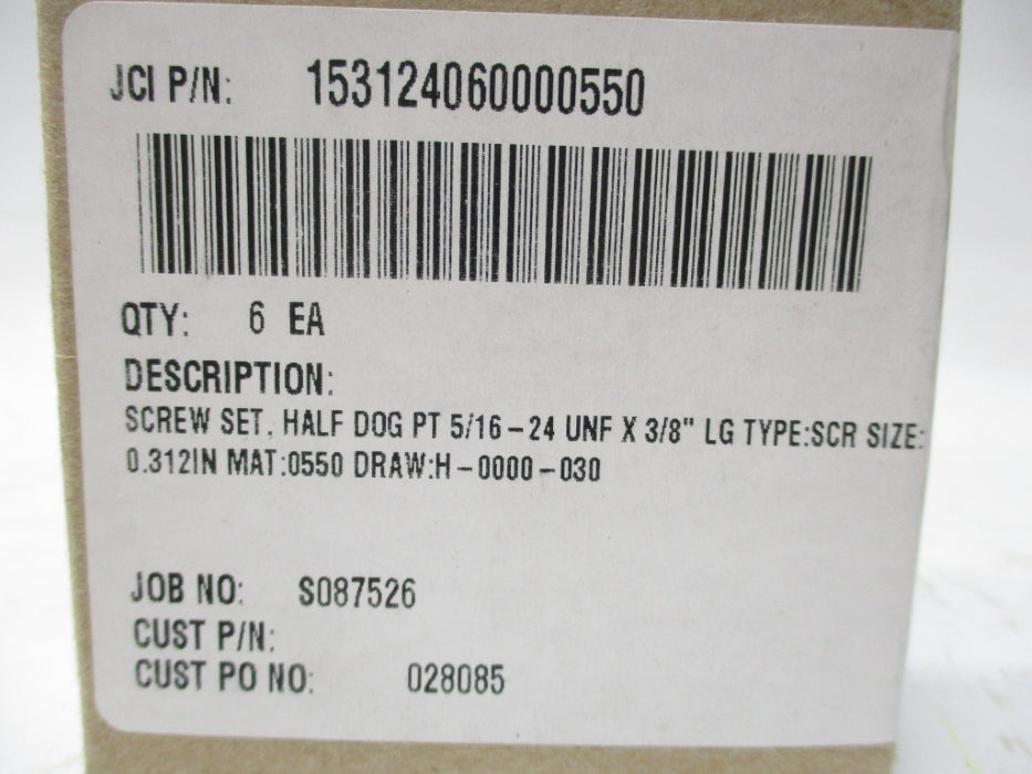 JOHN CRANE 153125060000550 (PKG OF 6) NSMP