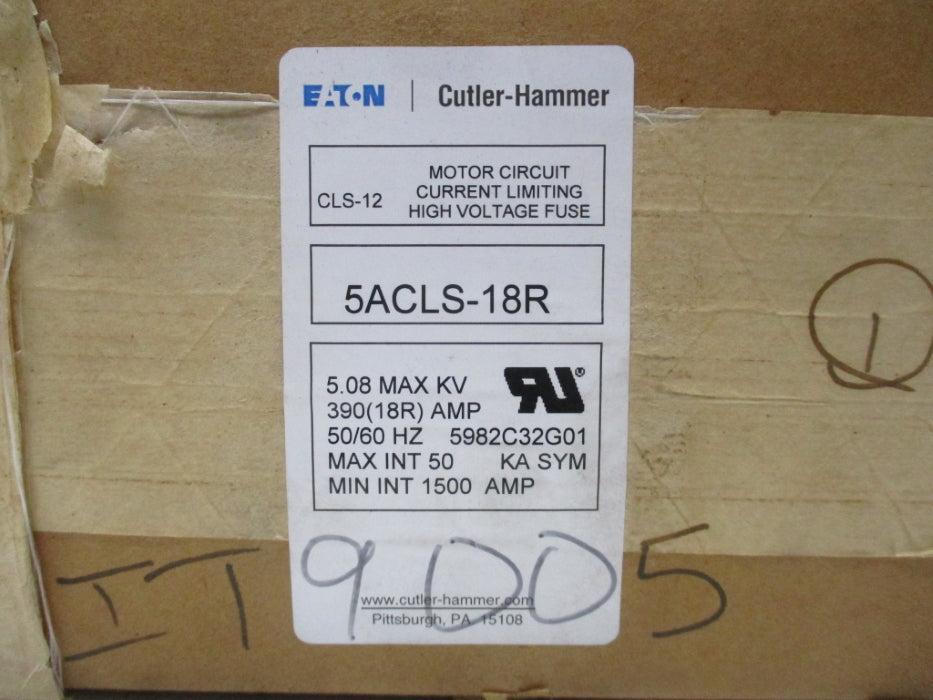 CUTLER HAMMER 5ACLS-18R 5982C32G01 18RA 5.08KV NSFS
