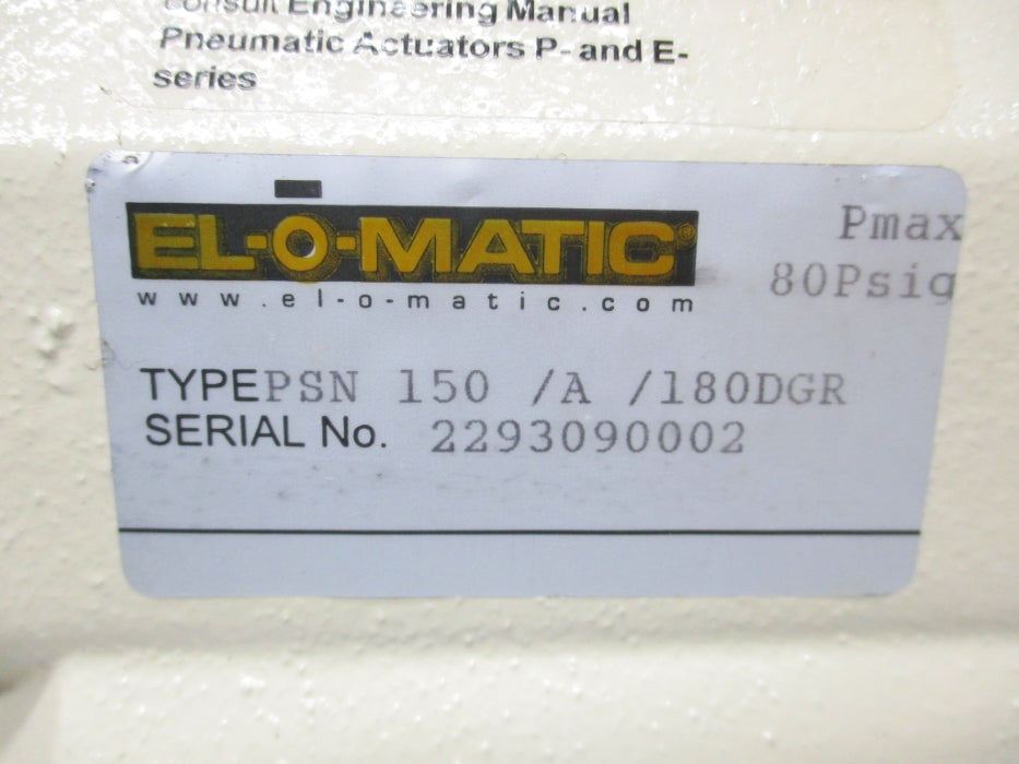EL-O-MATIC PSN150/A/180DGR 80PSIG NSNP