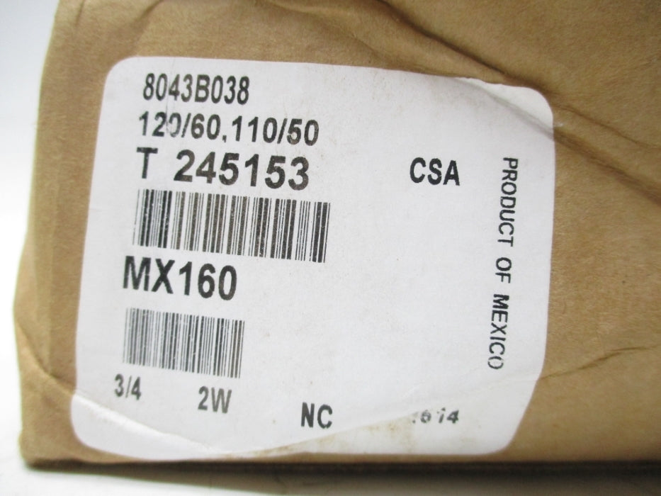 ASCO 8043B038 110/120V 20PSI NSFS