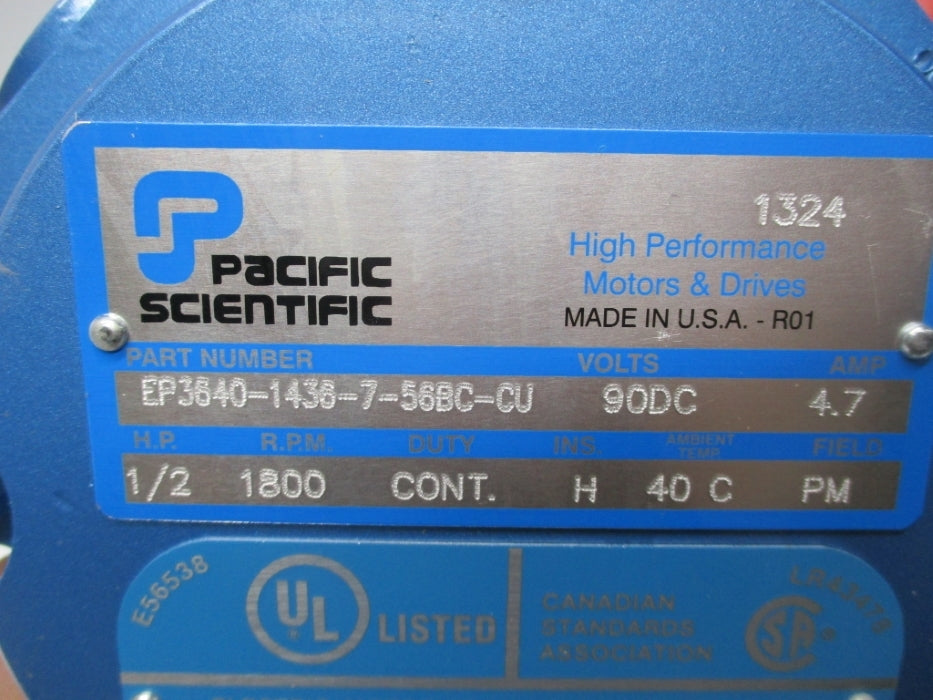 PACIFIC SCIENTIFIC EP3640-1436-7-56BC-CU NSNP
